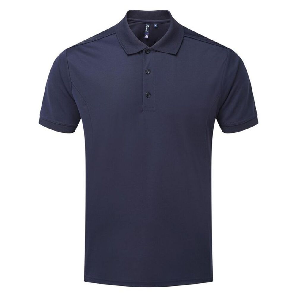 Premier Mens Coolchecker Polo Shirt / Navy
